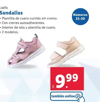 Lidl Lupilu Sandalias oferta