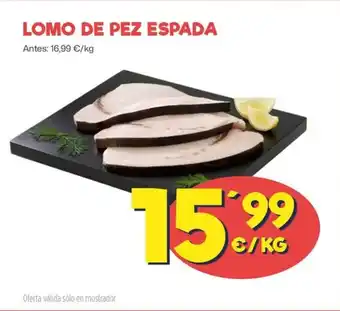 AhorraMas LOMO DE PEZ ESPADA oferta