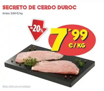 AhorraMas SECRETO DE CERDO DUROC oferta