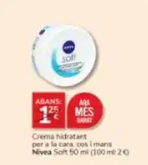 Consum Nivea - crema hidratant per a la cara, cos i mans oferta