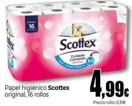 Unide Supermercados Scottex - papel higienico oferta