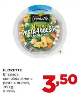 Alimerka Florette - ensalada completa xtreme pasta 4 quesos oferta