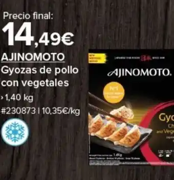 Costco AJINOMOTO Gyozas de pollo oferta