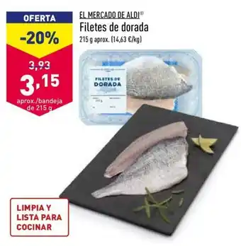 El Mercado De Aldi Filetes de dorada 215g