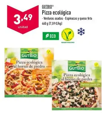 ALDI Gutbio Pizza ecológica 460g oferta
