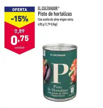 ALDI El Cultivador Pisto de hortalizas 420g oferta