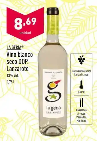 ALDI La Geria Vino blanco seco DOP 0,75l oferta