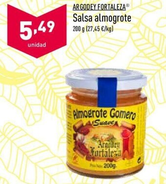 ALDI Argodey Fortaleza Salsa almogrote 200g oferta