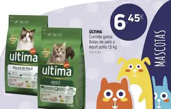 Coviran Última Comida gatos Bolas de pelo o Adult pollo 1,5kg oferta