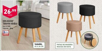 ALDI Home Creation Taburete nórdico oferta