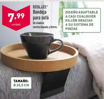 ALDI Royal Life Bandeja para sofá oferta