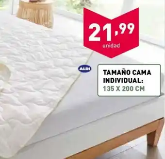 ALDI Tamaño Cama Individual oferta