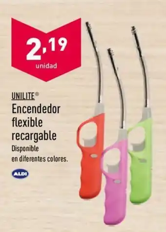 ALDI Unlite Encededor flexible recargable oferta