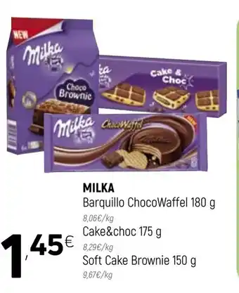 Coviran Milka Barquillo Chocowaffel 180g oferta