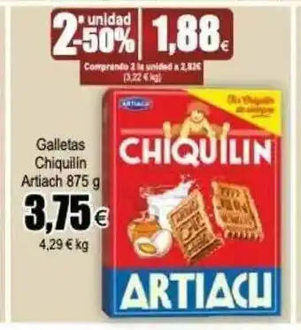 FROIZ Galletas Chiquilin Artiach 875g oferta