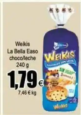 FROIZ Weikis La Bella Easo Choco Leche 240g oferta