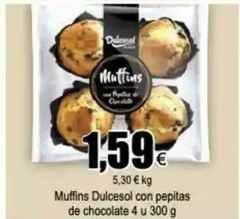 FROIZ Muffins Dulcesol Con Pepitas De Chocolate 300g oferta