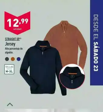 ALDI Straight Up Jersey oferta