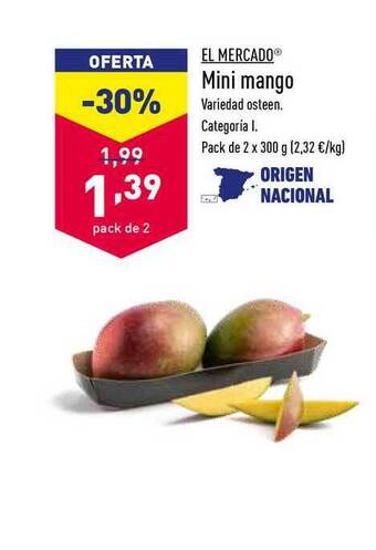 ALDI El Mercado Mini Mango oferta