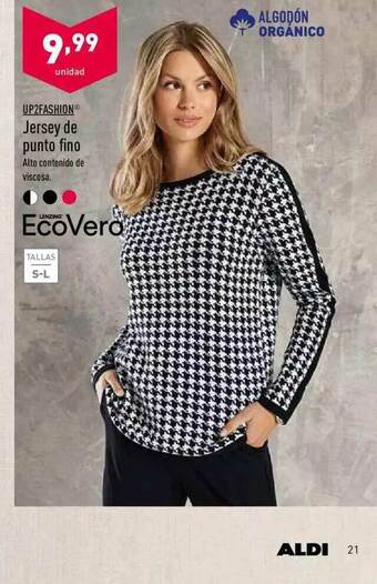 ALDI Up2fashion Jersey De Punto Fino oferta