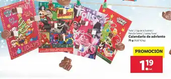 Lidl Trolls Liga De La Justicia Patrulla Canina Looney Tunes Calendario De Adviento oferta