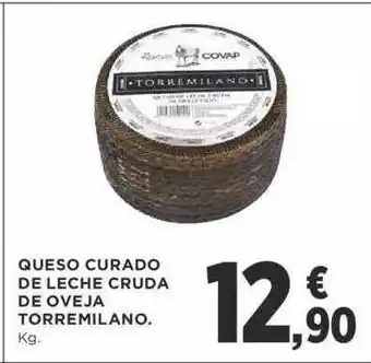 Supercor Queso Curado De Leche Cruda De Oveja Torremilano Kg oferta