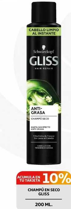Alcampo Champú En Seco Gliss 200ml oferta