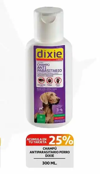 Alcampo Cahmpú Antiparasito Perro Dixie 300ml oferta