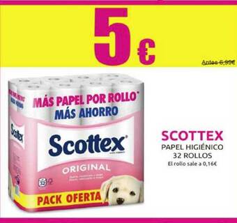Muchas Perfumerías Scottex Papel Higiénico 32 Rollos oferta