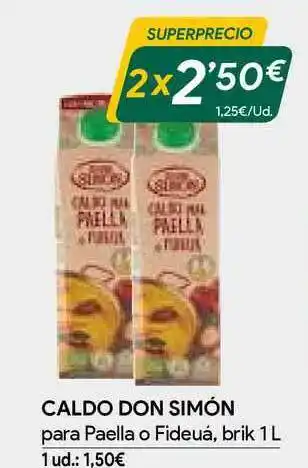 Masymas Caldo Don Simón 1l oferta