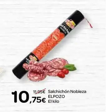 Dialprix Salchichón Nobleza Elpozo oferta
