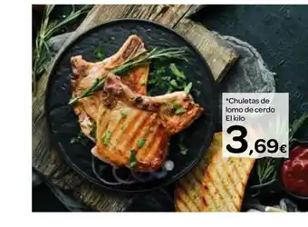 Dialprix Chuletas De Lomo De Cerdo oferta