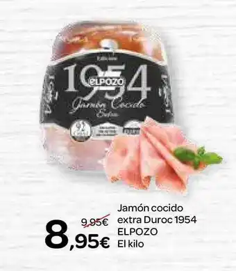 Dialprix Jamón Cocido Extra Duroc 1954 Elpozo oferta