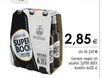 Cash Ifa Cerveza Negra Sin Alcohol Super Bock oferta