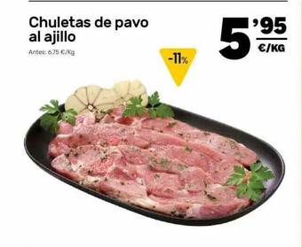 AhorraMas Chuletas De Pavo Al Ajillo oferta
