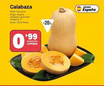 AhorraMas Calabaza oferta