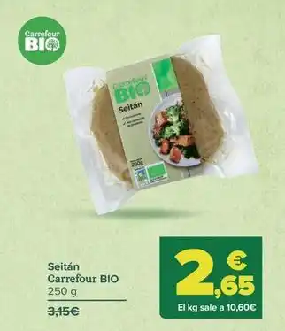 Carrefour Carrefour bio - seitán oferta