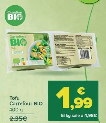 Carrefour Carrefour bio - tofu oferta