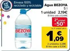 Carrefour Bezoya - agua oferta