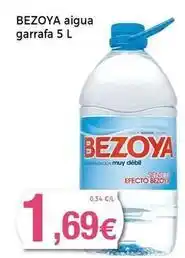 Keisy Bezoya - aigua garrafa oferta