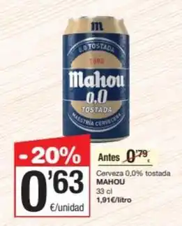 SPAR Fragadis Cerveza oferta