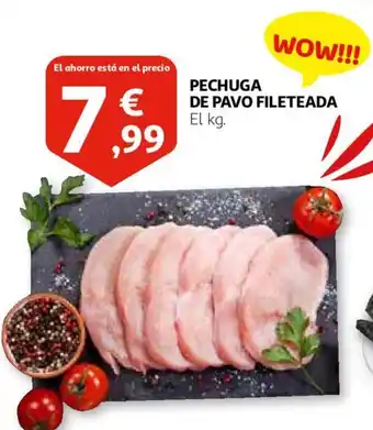Alcampo PECHUGA DE PAVO FILETEADA oferta