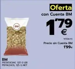 BM Supermercados Bm - pistachos oferta