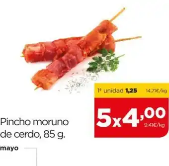 Alimerka Pincho moruno de cerdo, 85 g. oferta