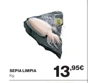 Hipercor SEPIA LIMPIA Kg. oferta