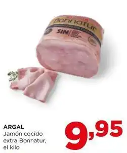 Alimerka Argal - jamón cocido extra bonnatur oferta