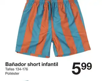 Zeeman Bañador short infantil oferta