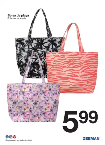 Zeeman Bolsa de playa oferta