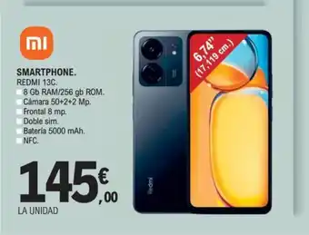 E.Leclerc SMARTPHONE. REDMI 13C oferta