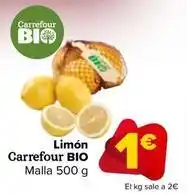 Carrefour Carrefour bio - limón oferta